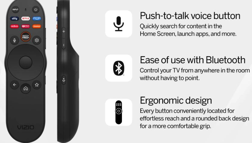 vizio voice control remote 